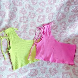 AERIE Ribbed Crop Tops